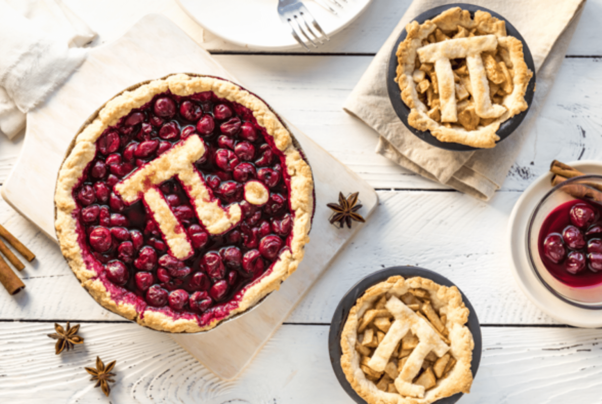 pie with pi on it for national pi day